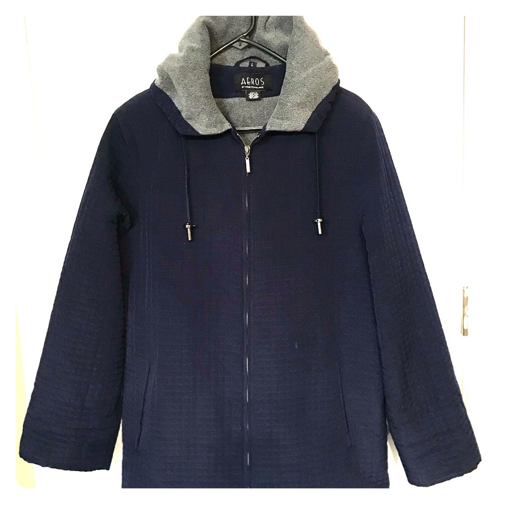 Aeros by Kristen Blake Navy Quilted Jacket